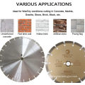 Segmented Diamond Saw Blade, Dry or Wet Cutting General Purpose for Concrete Stone Brick Masonry, Arbor